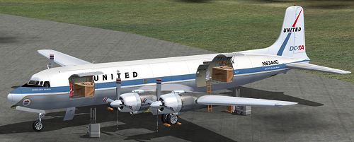 United Air Lines DC-7F