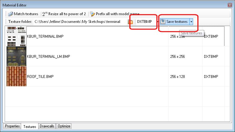 Save Textures