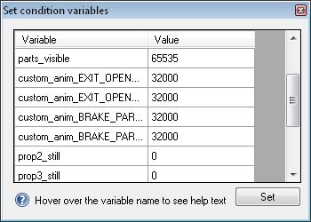 set variables 3